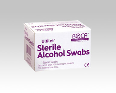  Ultilet® Sterile Alcohol Swabs | Alcohol Swabs for Diabetes | Boca Medical Products